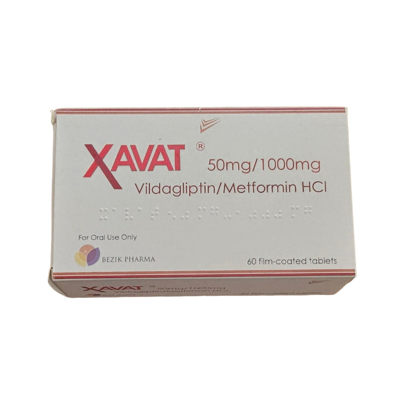 Xavat Vildagliptin Metformin HCI 50/1000mg