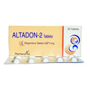 Altadon Respeeridone 2mg Tablets