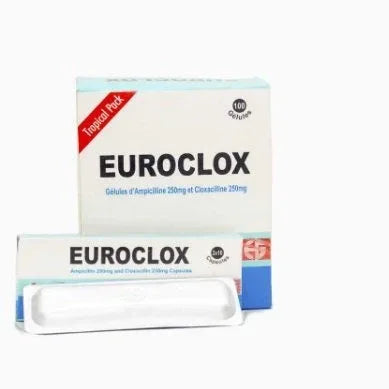 Eurocox Euroclox Capsules 500mg treat various types of bacterial infections ...