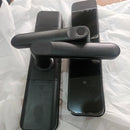 Indoor smart lock by Kanozon.com with keypad and electronic locking mechanism for secure home access.