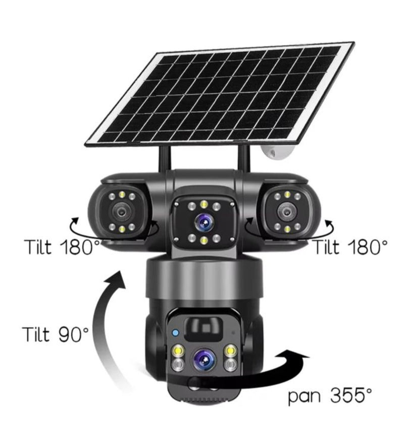 Smart Net 3 lens Solar Camera