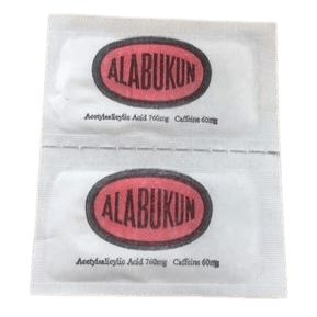 Alabukum Powder for fast Relief of Pain Cold Headaches and Feverish AIB Allied Product & PHARMACY Stores LTD