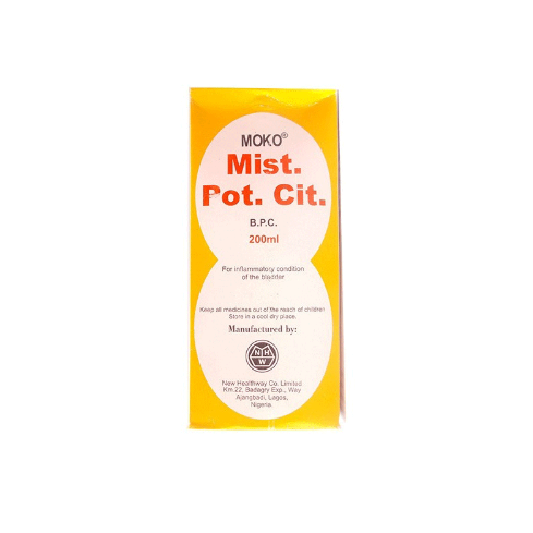 Mist Pot Cit Moko 200ml Treatment of Urinary Bladder AIB Allied Product & PHARMACY Stores LTD