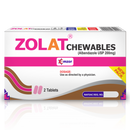 Zolat Chewable Albendazole 20mg Clear Worms AIB Allied Product & PHARMACY Stores LTD