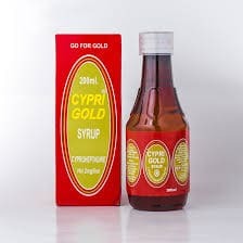 Cypri Gold Sirop 200ml - Cyproheptadine fortified wi L-Lysine and Glucose for Healthy Growth AIB Allied Product & PHARMACY Stores LTD