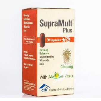 Supramalt Plus Ginseng Selenium Multivitamins 30 Capsules AIB Allied Product & PHARMACY Stores LTD