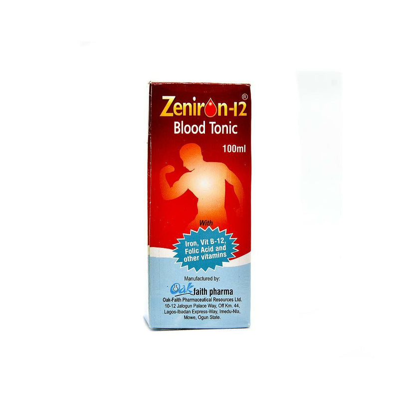 Zeniron 100ml - Blood tonic AIB Allied Product & PHARMACY Stores LTD