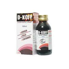 D-Koff sirop 100ml- Cough Cold and Catarrh for Adult and Children AIB Allied Product & PHARMACY Stores LTD