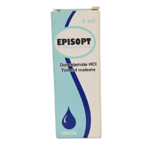 Episopt Eye drops - (Dorzolamide HCl + Timolol maleate)  reduce swelling and eye pressure AIB Allied Product & PHARMACY Stores LTD