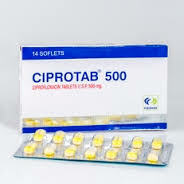 Ciprotab Ciprofloxacin 500mg Soflets AIB Allied Product & PHARMACY Stores LTD