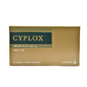 Cyplox Ciprofloxacin Oral Use 500mg AIB Allied Product & PHARMACY Stores LTD