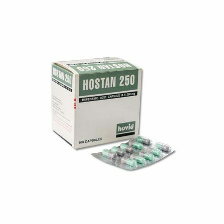 Hostan 250 Capsules Mefanamic Acid 10 Capsules AIB Allied Product & PHARMACY Stores LTD