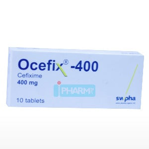 Ocefix 400mg Cefixime 10 Tablets AIB Allied Product & PHARMACY Stores LTD