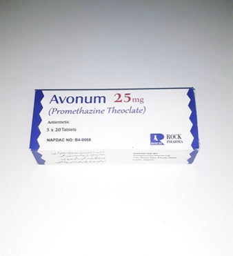 Avonum 25mg AIB Allied Product & PHARMACY Stores LTD
