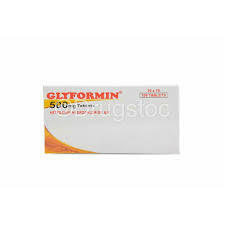 Glyformin Metformin 500mg Used to reduce the high blood sugar AIB Allied Product & PHARMACY Stores LTD