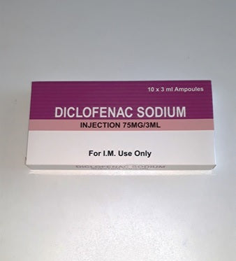 Diclofenac Injection 10 Vials AIB Allied Product & PHARMACY Stores LTD