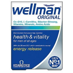 Wellman Vitamins Mineral Supplement original capsules AIB Allied Product & PHARMACY Stores LTD
