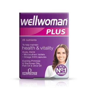 Well-woman Plus Omega 3-6-9  With 26 Nutrients for Health and Vitality AIB Allied Product & PHARMACY Stores LTD
