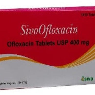 SivoOfloxacin 400mg Ofloxacin 10 Tablets