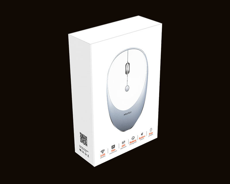 Slim Rechargeable Silent Wireless Mouse R600 - 2.4g