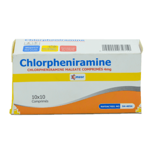 Chlorpheniramine Maleate Tablets 4mg 10*10 AIB Allied Product & PHARMACY Stores LTD