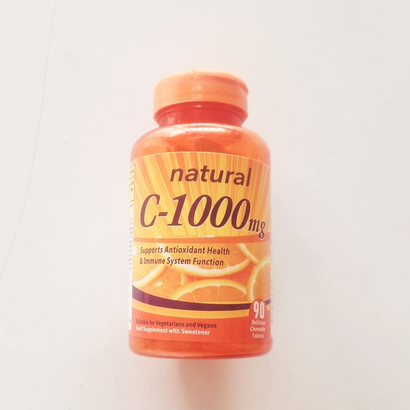 Natural Vitamin C - 1000mg 90 Tablets AIB Allied Product & PHARMACY Stores LTD