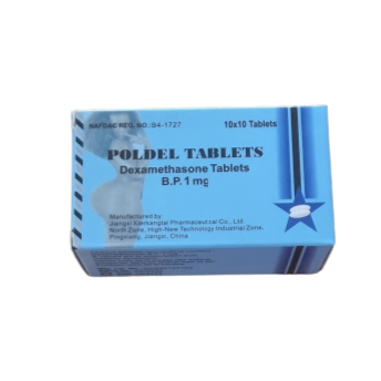 Poldel Dexamethasone Tablets 1mg 100 Tablet AIB Allied Product & PHARMACY Stores LTD