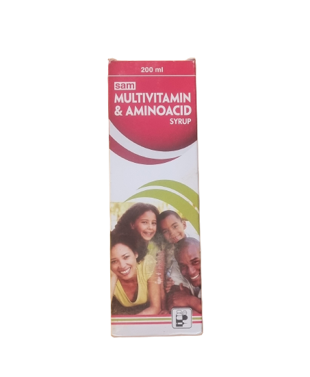 Multivitamin and Aminoacids Syrup improve malnutrition stress and active growth AIB Allied Product & PHARMACY Stores ltd