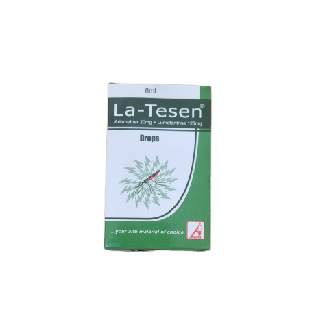 La-tesen Arthemether 20mg+ Lumefantrine 120mg Drops AIB Allied Product & PHARMACY Stores LTD