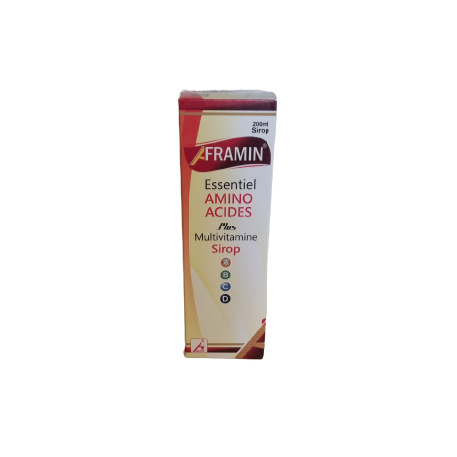 Aframin essential amino acids plus multivitamin syrup 200ml AIB Allied Product & PHARMACY Stores LTD