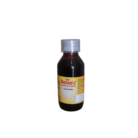 Detonic blood tonic iron vitamins 100ml for the family AIB Allied Product & PHARMACY Stores LTD
