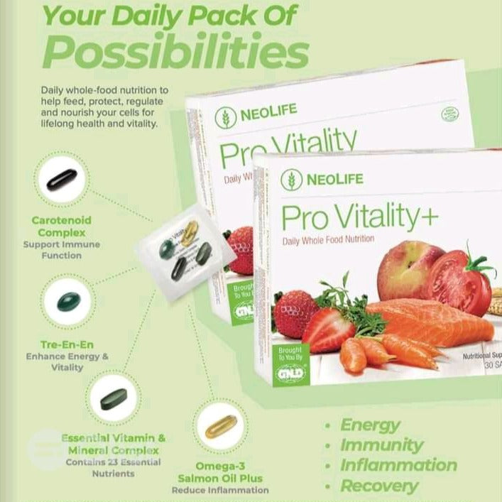 Pro Vitality + Daily Whole Food Nutrition AIB Allied Product & PHARMACY Stores LTD