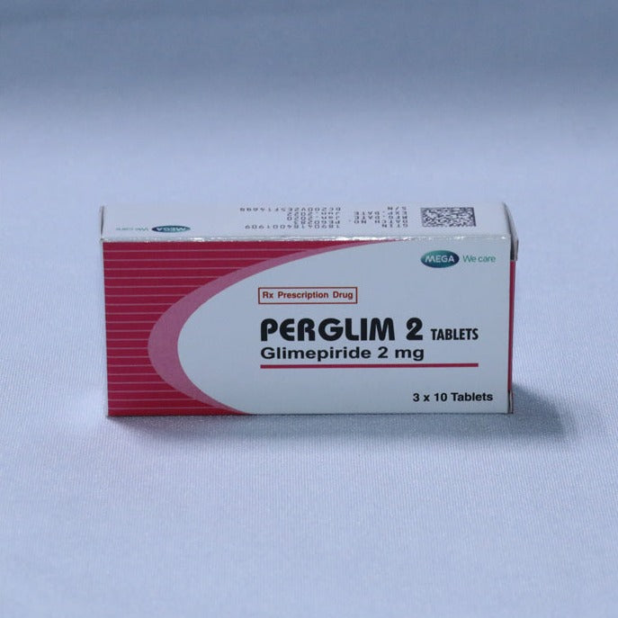 Perglim 2 Gilmepride 30 Tablet 2mg AIB Allied Product & PHARMACY Stores LTD