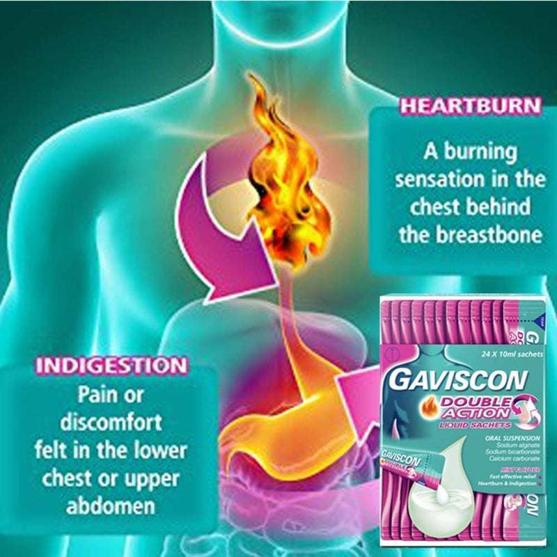 Gaviscon Double 200ml Instant Heartburn Relief AIB Allied Product & PHARMACY Stores LTD