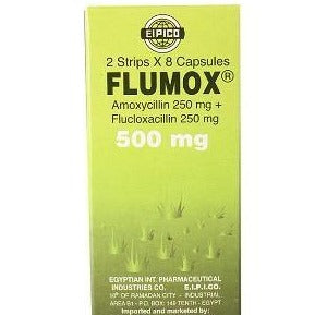 Flumox Capsules 500mg Amoxycillin Flucloxacillin AIB Allied Product & PHARMACY Stores LTD
