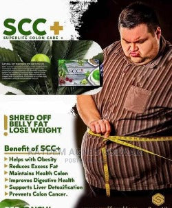 Superlife colon Care + (SCC+) shred off belly fat lose weight Kanozon.com