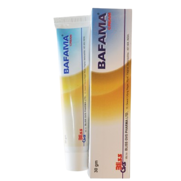Bafama Cream triple action cream AIB Allied Product & PHARMACY Stores LTD