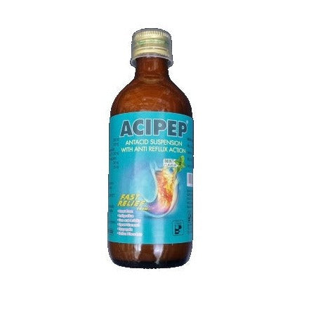 Acipep 200ml Mint flavor With Anti Reflux Action AIB Allied Product & PHARMACY Stores LTD