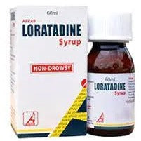 Afrab Loratidine Sirop 60ml 5mg/5ml - Non Drowsy AIB Allied Product & PHARMACY Stores LTD