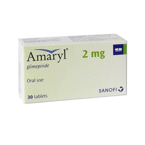 Amaryl 2mg Glimepiride Used To Treat Type 2 Diabetes AIB Allied Product & PHARMACY Stores LTD
