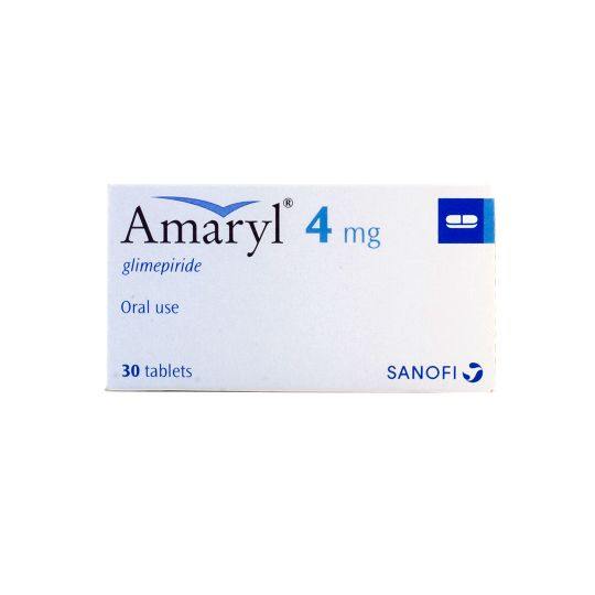 Amaryl 4mg Glimepiride Used To Treat Type 2 Diabetes AIB Allied Product & PHARMACY Stores LTD