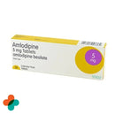 Amlodipine besilate 5mg 28 Tablets Teva product AIB Allied Product & PHARMACY Stores LTD