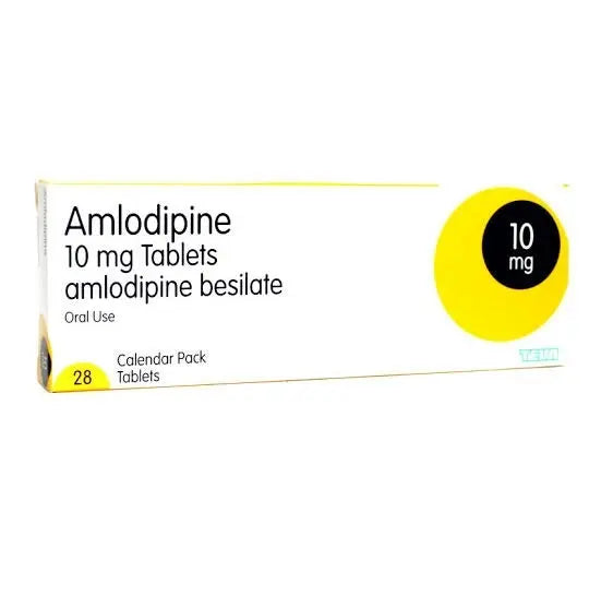 Amlodipine besilate10mg 28 Tablets Teva product AIB Allied Product & PHARMACY Stores LTD