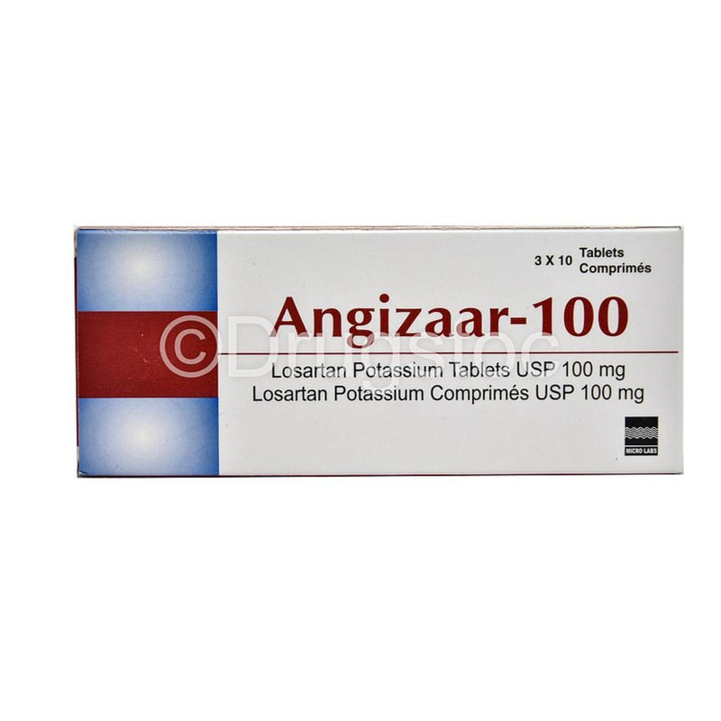 Angizaar Losartan Potassium 100mg