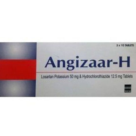 Angizaar-H Losartan 50mg Hydrochlorothiazide 12.5mg