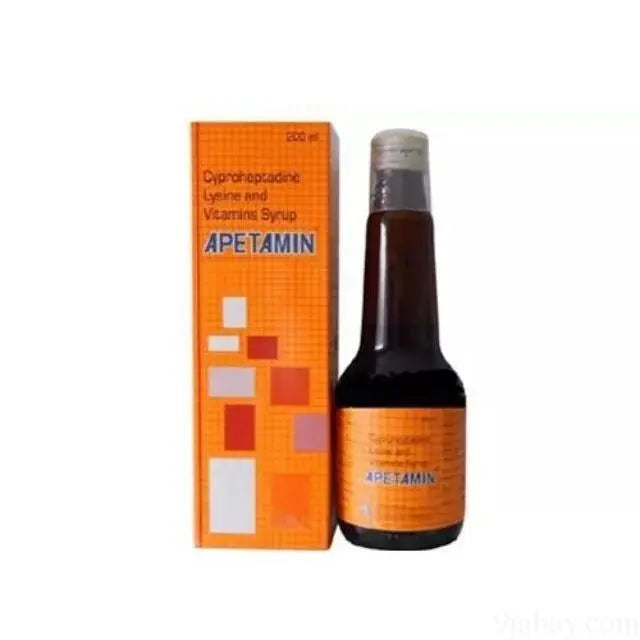 Apetamin Weight Gain Syrup 200ml - Cyproheptadine lysine and Vitamins Syrup AIB Allied Product & PHARMACY Stores LTD
