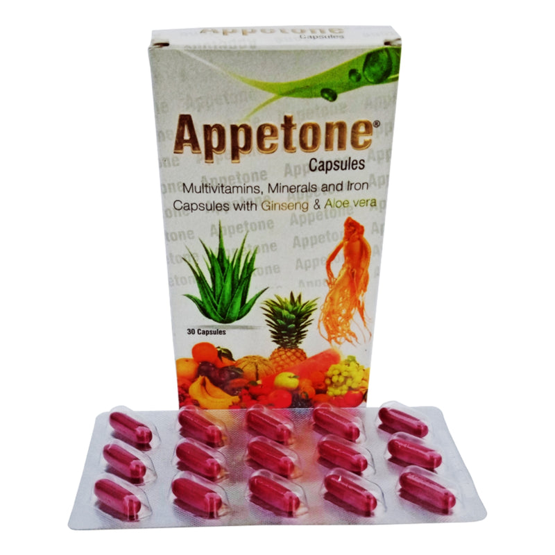 Appetone Multivitamins Ginseng and Aleovera