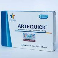 Artequick Artemisin 62.5mg Piperaquine 375mg 4 Tablet AIB Allied Product & PHARMACY Stores LTD