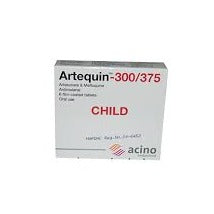 Artequin Child 300/375 Artesunate Mefloquine Anti malarial 6 oral Tablet AIB Allied Product & PHARMACY Stores LTD