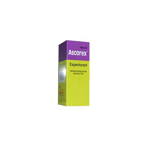 Ascorex  Expectorant 100ml Work for Cough, Asthma, Chest Congestion AIB Allied Product & PHARMACY Stores LTD